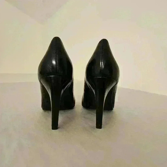 NIB Genuine Leather Fitzwell Raquel Black Kid Leather Pumps 9.5 NIB - Picture 7 of 9